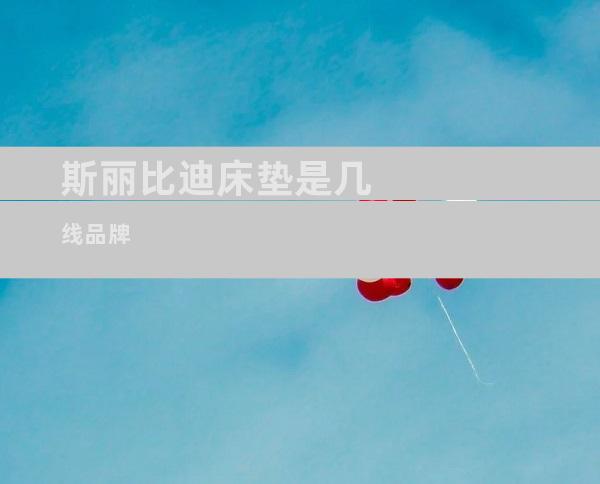 斯丽比迪床垫是几线品牌
