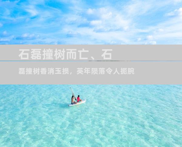 石磊撞树而亡、石磊撞树香消玉损，英年陨落令人扼腕